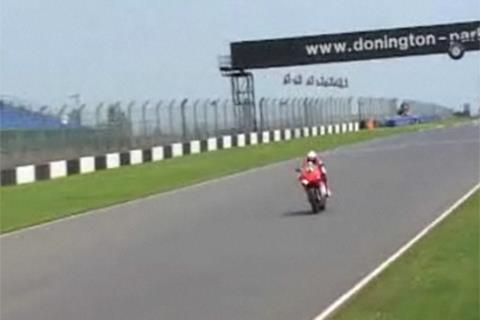 Video: Onboard the Desmosedici RR at Donington