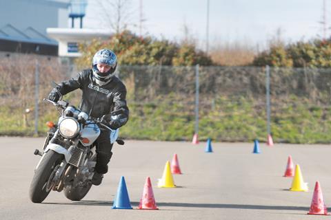 Safety probe for new riding test