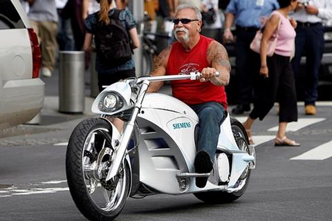 Orange County Choppers build world's first electric custom chopper