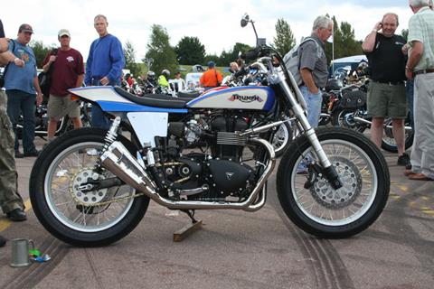 US streetracker spotted at Bonneville 50th