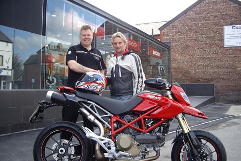 Fogarty gets a Ducati Hypermotard for the road