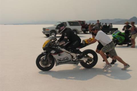 Norton at Bonneville blog: Day three