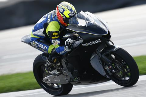 Latest evolution of Moriwaki MD600 Moto2 bike