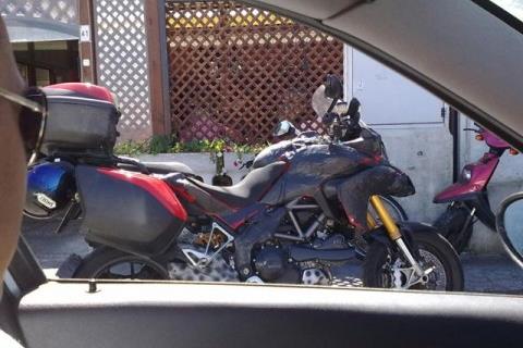 2010 Ducati 1098 Multistrada spotted with panniers