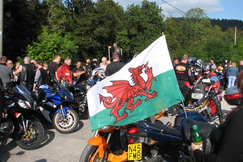 MCN ride out at Betws