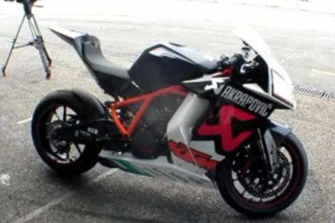 Video: KTM RC8R McWilliams replica