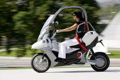 BMW unveils C1-E scooter prototype