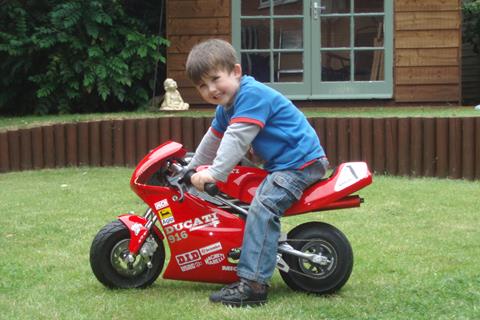 Alfie's first Ducati!