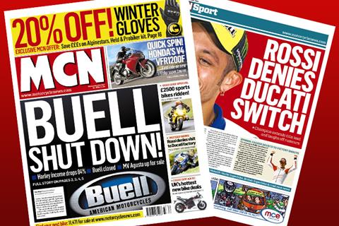 New MCN October 21: Buell shut down!