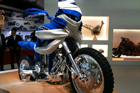 New Yamaha Tenere concept is made of cloth!