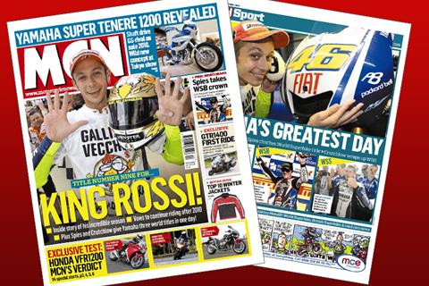 New MCN October 28: Valentino Rossi takes ninth world title