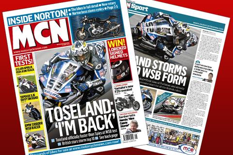 New MCN November 4: Toseland and the Brits storm WSB test