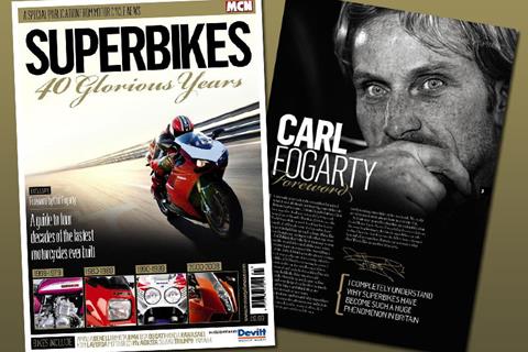 'Superbikes - 40 glorious years' on sale now