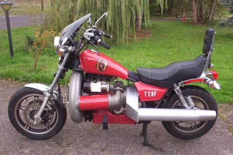 Jet turbine bike on Ebay