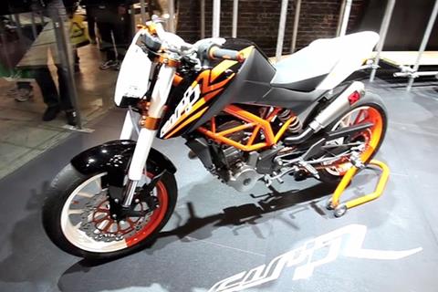 Milan Show Video: KTM 125cc concept