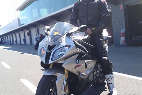 BMW S1000RR real first test ride.