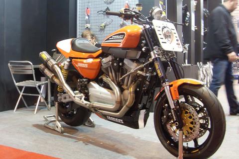 NEC Show: Harris Performance Harley-Davidson XR1200 race replica