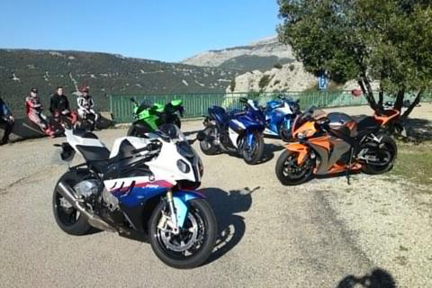 BMW S1000RR group test first impressions