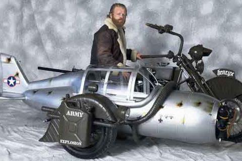 WW2 German fighter plane sidecar