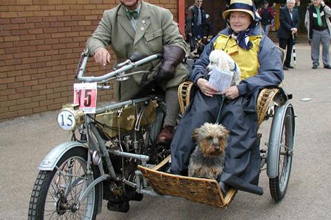 Learn to ride a vintage motorcycle