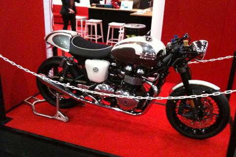 Triumph Thruxton cafe racer debuts at the Carole Nash MCN Motorcycle Show