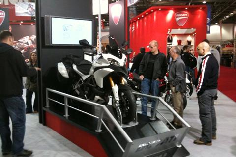 Ducati Multistrada 1200 gets resounding thumbs-up from show goers