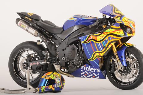 Rossi custom R1 to raise money for charity