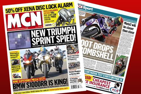 New MCN March 10: New Triumph Sprint ST spied!