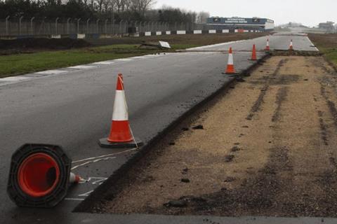 Video: True state of Donington Park track revealed