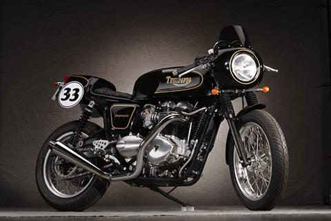 Triumph Thruxton JPS tribute