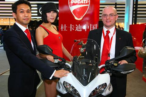 Ducati is only bike firm at Beijing show