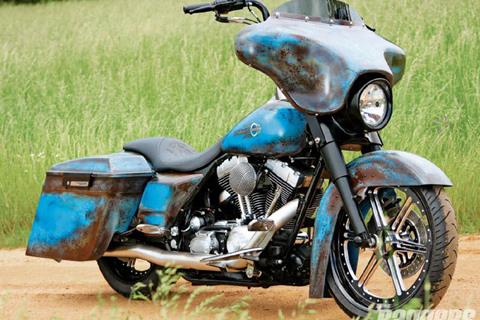 'Distressed' Harley Road King Custom