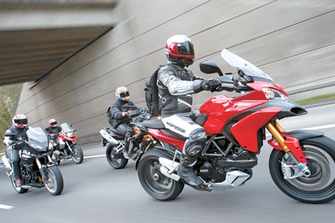 Video: Ducati Multistrada 1200 v KTM SMT v BMW GS v Tiger 1050