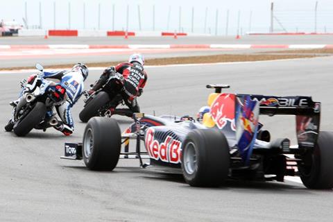 Video: Haslams and F1 car lap Silverstone