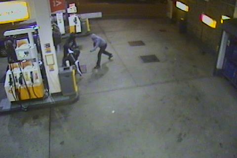 Bike-jackers pounce at petrol station 