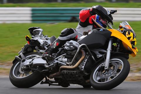 BMW R1200GS track day