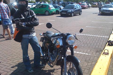 Staff bikes: Enfield Clubman - I can see clearly now