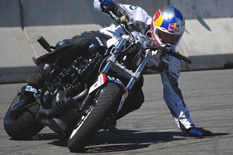 Chris Pfeiffer victorious at the German Stuntriding Open