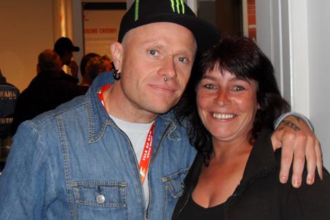 Kath and Keith Flint at the TT