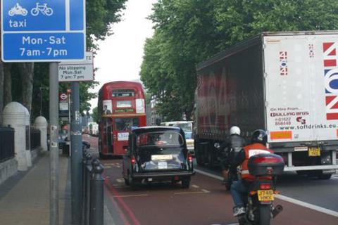 London bus lane trial extended