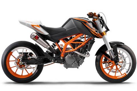 Name and win a KTM 125