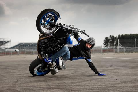 BMW's new stunt rider in action at Goodwood this weekend