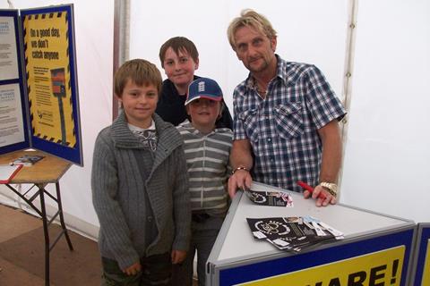 Meeting Foggy at Trentham Gardens