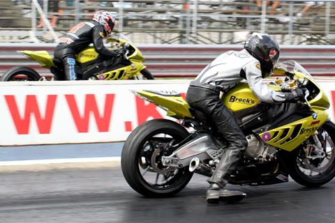 BMW S1000RR does quarter-mile in 8 seconds