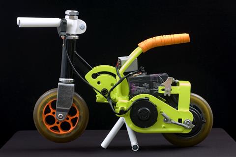 Video: An electric bike as small as a mouse