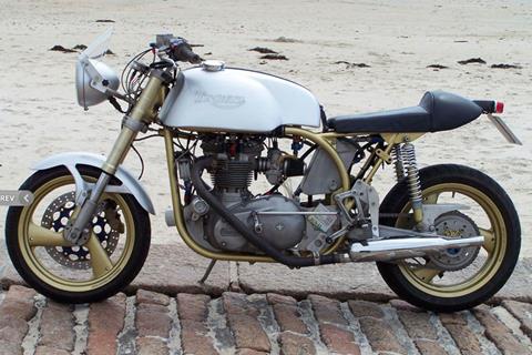 What do you get if you cross a Triumph, Norton and Ducati?