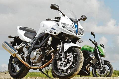 Video: First big bikes test - SV650S v ER-6n v GT650