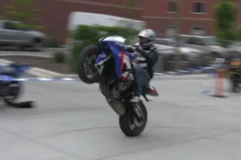 Video: Stunting a BMW S1000RR