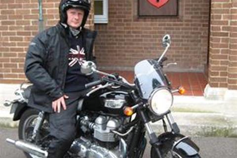 Brigadier Biker given a Triumph Sprint GT