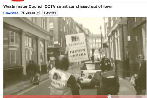 Bikers ‘hound’ camera car from London